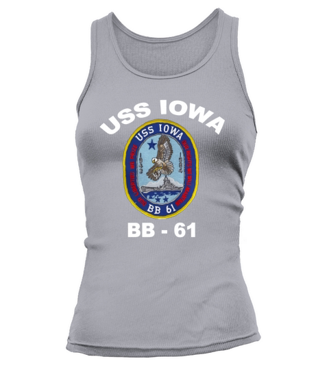 USS Iowa (BB-61) for Dark Colors shirt Tank top Woman
