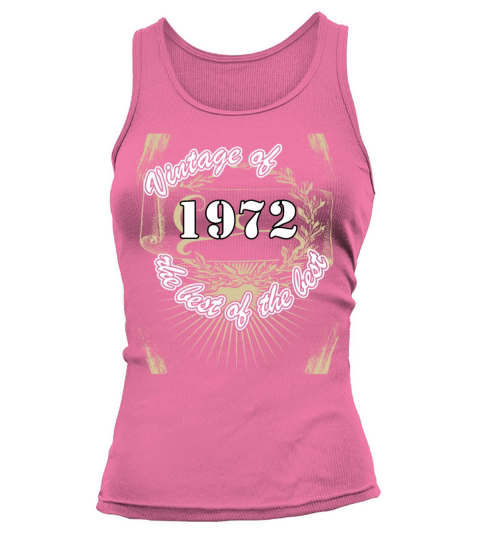 Vintage 1972 Birthday Saying Retro 50 Years Tank top Woman