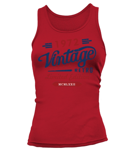Vintage Retro 1972 Limited Edition Tank top Woman