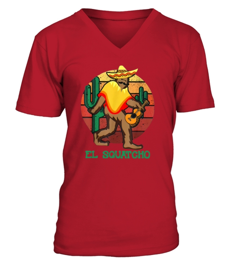 Bigfoot El Squatcho Vintage shirt - Baby Onesie V-Neck T-shirt