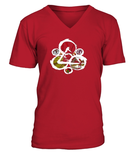 Coheed And Cambria Symbol Dragon V-Neck T-shirt
