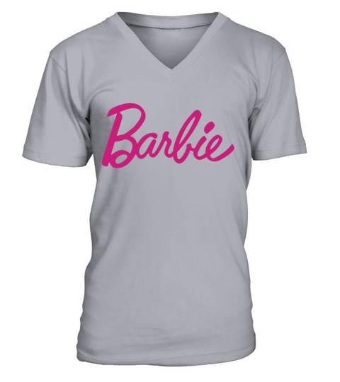 Damen Barbie T-Shirt, Logo, viele Größen+Farben V-Neck T-shirt