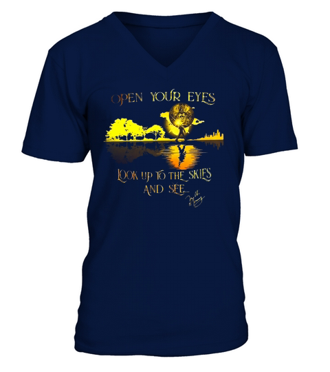 Freddie Mercury open your eyes look up to the skies and see V-Neck T-shirt