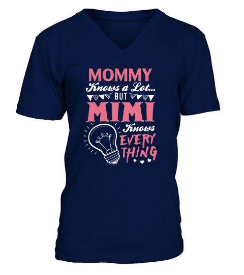 Funny mothers day shirt gifts for mimi V-Neck T-shirt