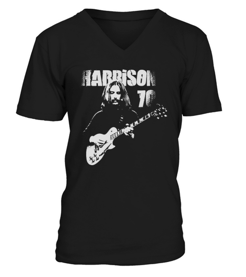 George Harrison 70 Fan V-Neck T-shirt
