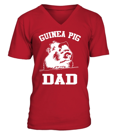 Guinea Pig Dad T shirt V-Neck T-shirt