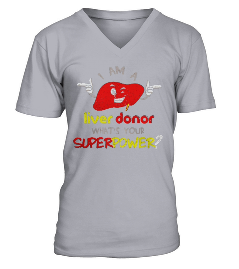 I Am A Liver Donor V-Neck T-shirt