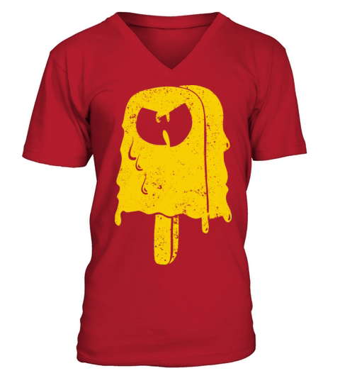 icecream wutang gold V-Neck T-shirt