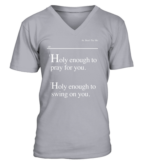 Lovely Mimi Holy Enough To Pray For You Hood Enough To Swing On You Shirt V-Neck T-shirt