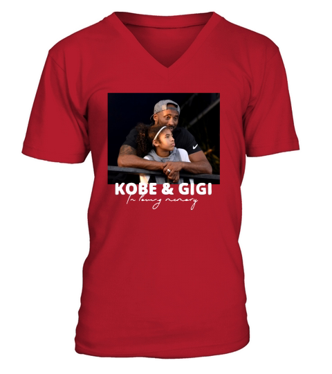 RIP Kobe & Gigi in loving memory Kobe and Gianna Bryant shirt V-Neck T-shirt