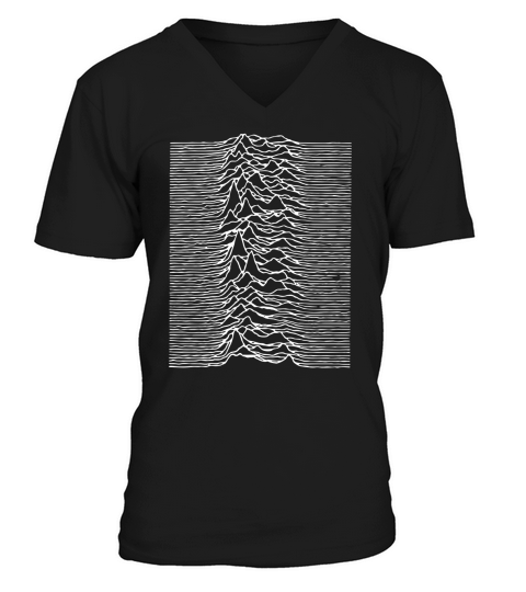 UNKNOWN PLEASURES  JOY DIVISION V-Neck T-shirt