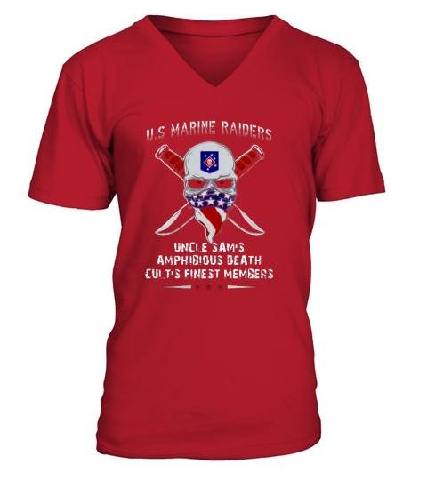 US Marine Raiders V-Neck T-shirt