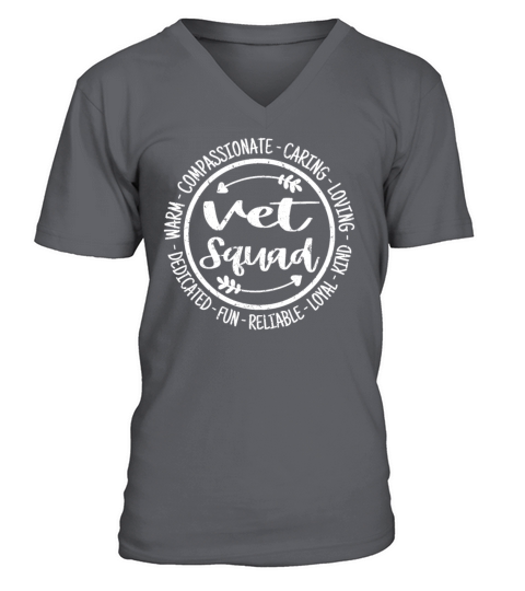 Vet Squad Veterinary Team Vintage V-Neck T-shirt