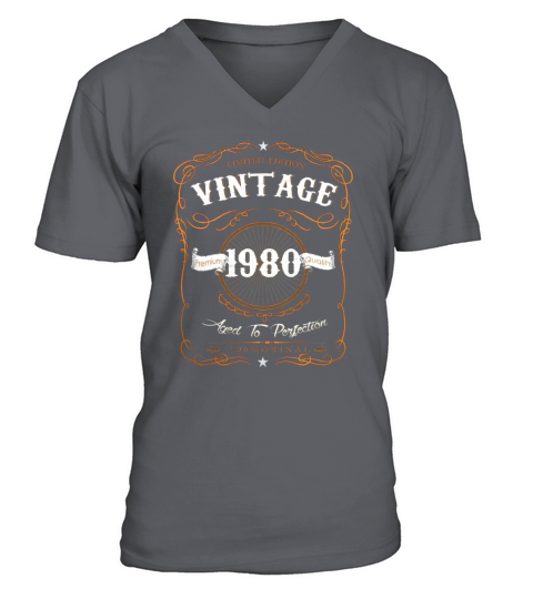 VINTAGE 1980 V-Neck T-shirt