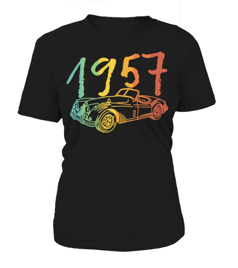 1957 Best Age Vintage Car Oldschool Women's T-Shirt