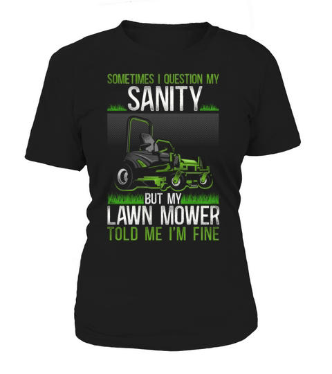 Lawn Mower Mowing Dad Father Women's T-Shirt