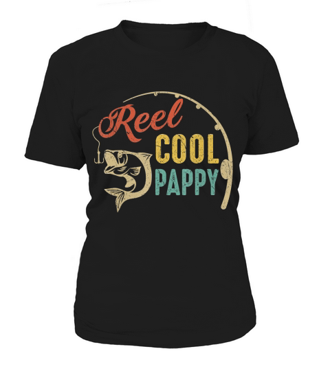 Mens Fathers Day Gifts Shirt Vintage Fishing Reel Cool Pappy T-Shirt Women's T-Shirt