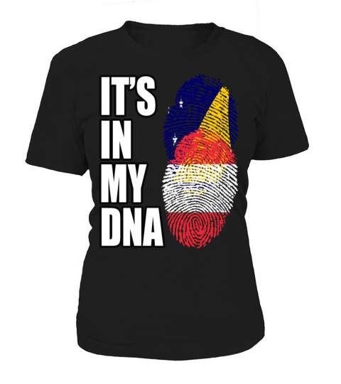 Tokelauan And Austrian Mix Heritage DNA Flag Women's T-Shirt