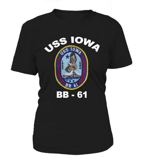 USS Iowa (BB-61) for Dark Colors shirt Women's T-Shirt