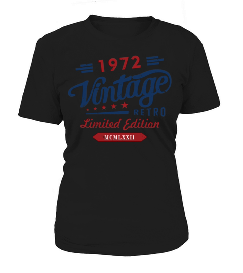 Vintage Retro 1972 Limited Edition Women's T-Shirt