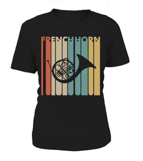 Vintage Style French Horn T shirt Women's T-Shirt