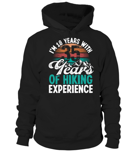 53 Years Old Hiking Mountains Vintage 53 Birthday Hoodie Unisex
