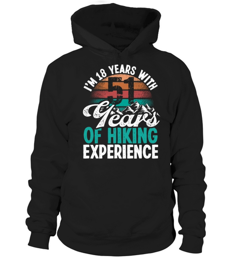 69 Years Old Hiking Mountains Vintage 69 Birthday Hoodie Unisex