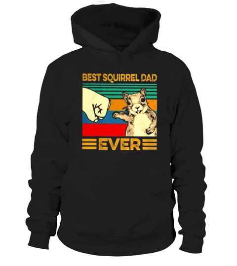 Best Squirrel dad ever vintage shirt Hoodie Unisex