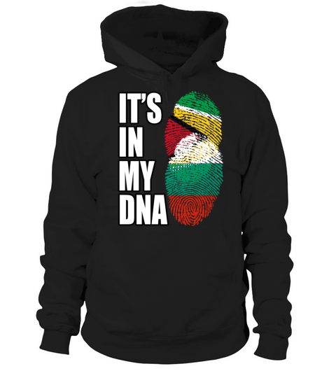 Guyanese And Bulgarian Mix Heritage DNA Flag Hoodie Unisex