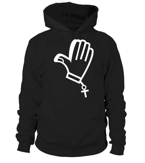 Hand praying with a cross Hoodie Unisex