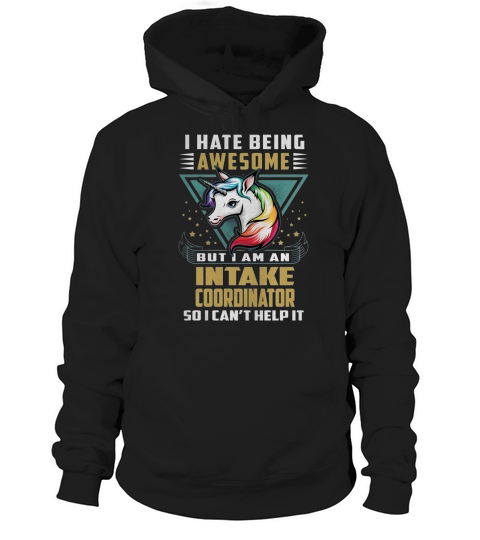 INTAKE COORDINATOR Job Unicorn Hoodie Unisex