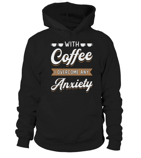 Mental Health With Coffee I Overcome Awareness Hoodie Unisex