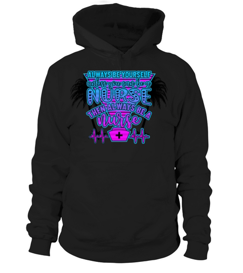 Nurse 80s Design Funny Nurse Life Design Retro Hoodie Unisex