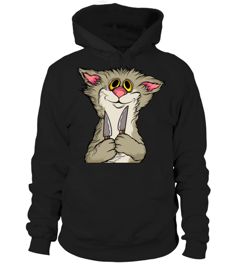 scary cat Hoodie Unisex