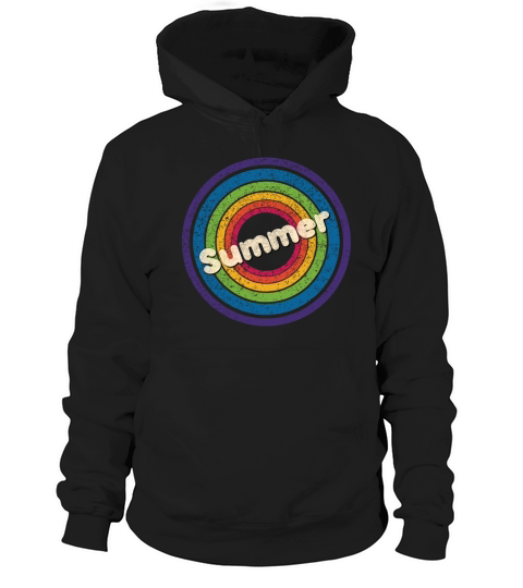 Summer Vintage Rainbow Hoodie Unisex