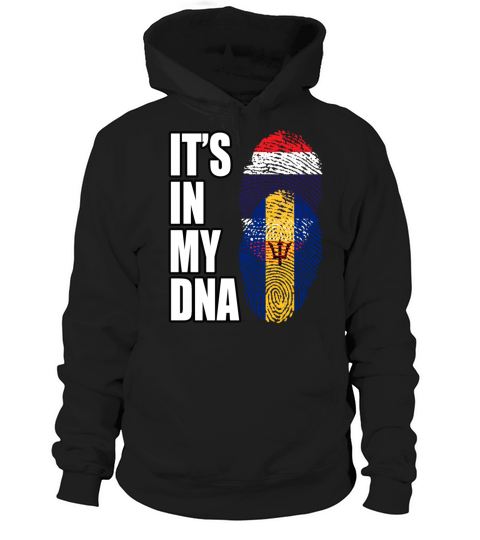 Thai And Barbadian Vintage Heritage DNA Flag Hoodie Unisex
