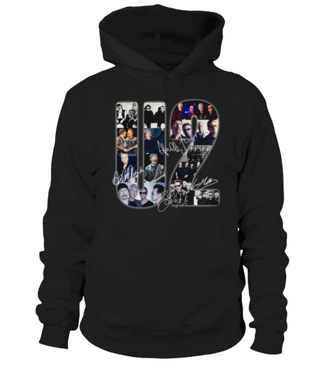 U2 band music signatures shirt Hoodie Unisex