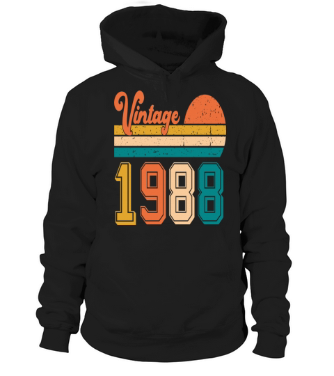 Vintage 1988 birthday gift Hoodie Unisex