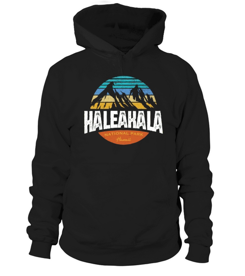 Vintage Haleakala National Park Hawaii Pullover Hoodie Hoodie Unisex