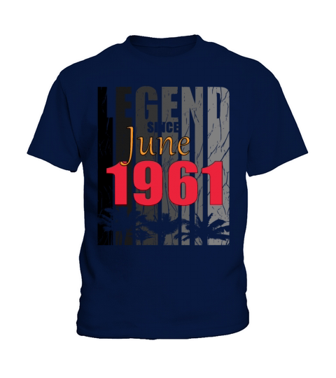 1961 vintage born in June gift Kids T-Shirt