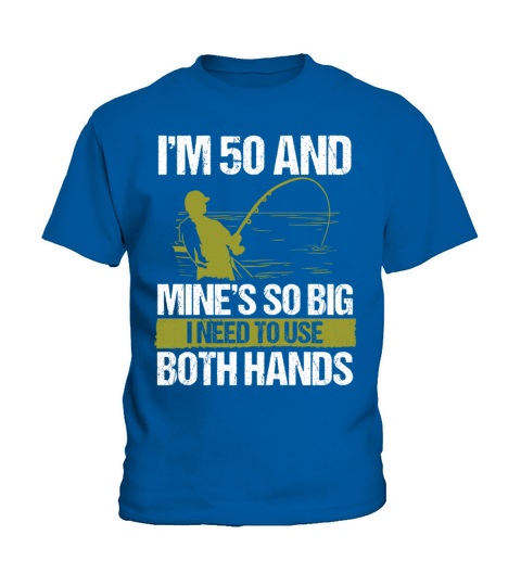 50 Year Old Fisher Funny 50th Birthday for Fishing Kids T-Shirt