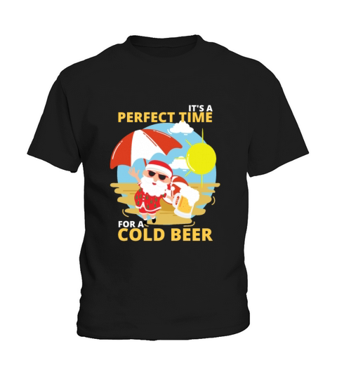 Cold beer - Christmas in July Kids T-Shirt