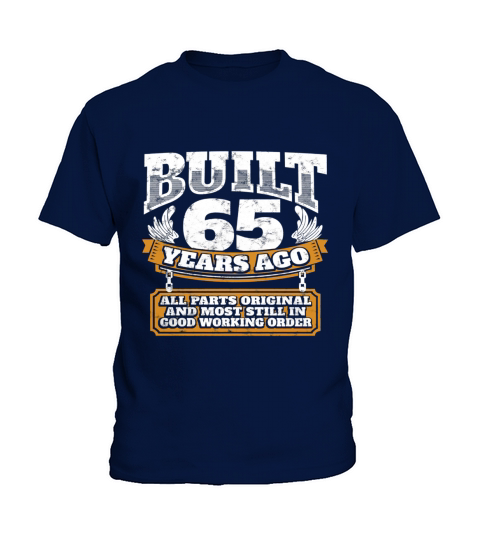 Funny 65th Birthday Shirt B-Day Gift Saying Age 65 Year Joke Kids T-Shirt