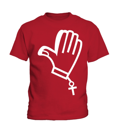 Hand praying with a cross Kids T-Shirt