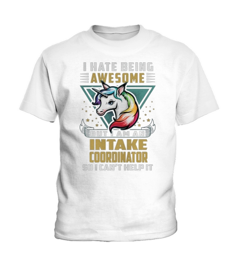 INTAKE COORDINATOR Job Unicorn Kids T-Shirt