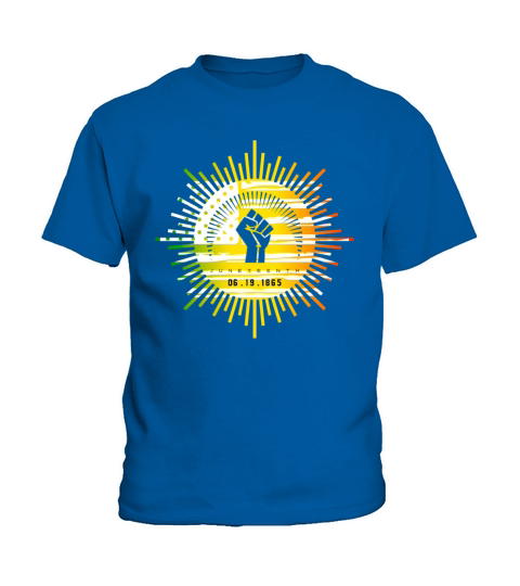 Juneteenth Sunrise Black History June 19 Vintage Kids T-Shirt