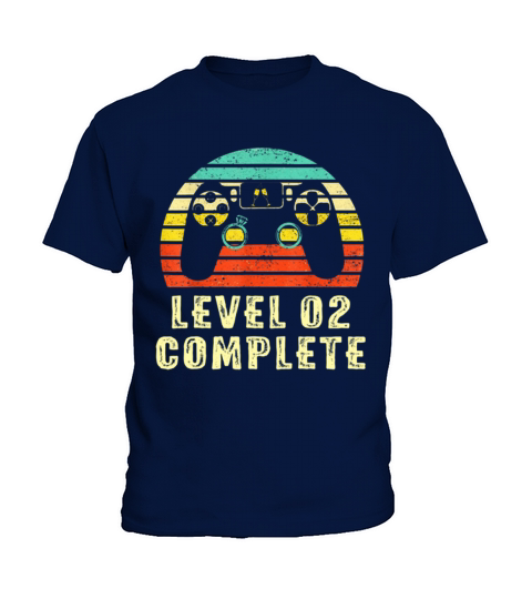 Level 2 Complete Vintage Celebrate 2nd Wedding shirt Kids T-Shirt