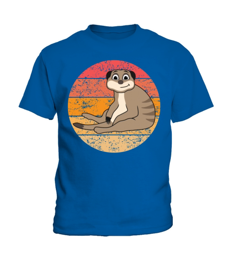 Meerkat Lovers Retro Gift Funny Animals Kids T-Shirt
