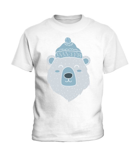 polar bear Ice Bear Icebear Winter Winter Hat gift Kids T-Shirt