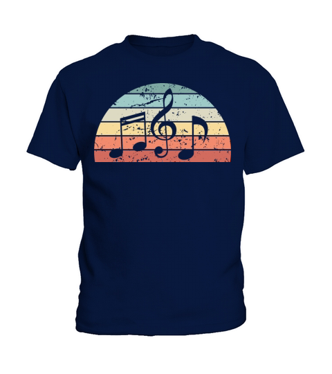 Retro Music Sunset Vintage musician Sunrise Kids T-Shirt